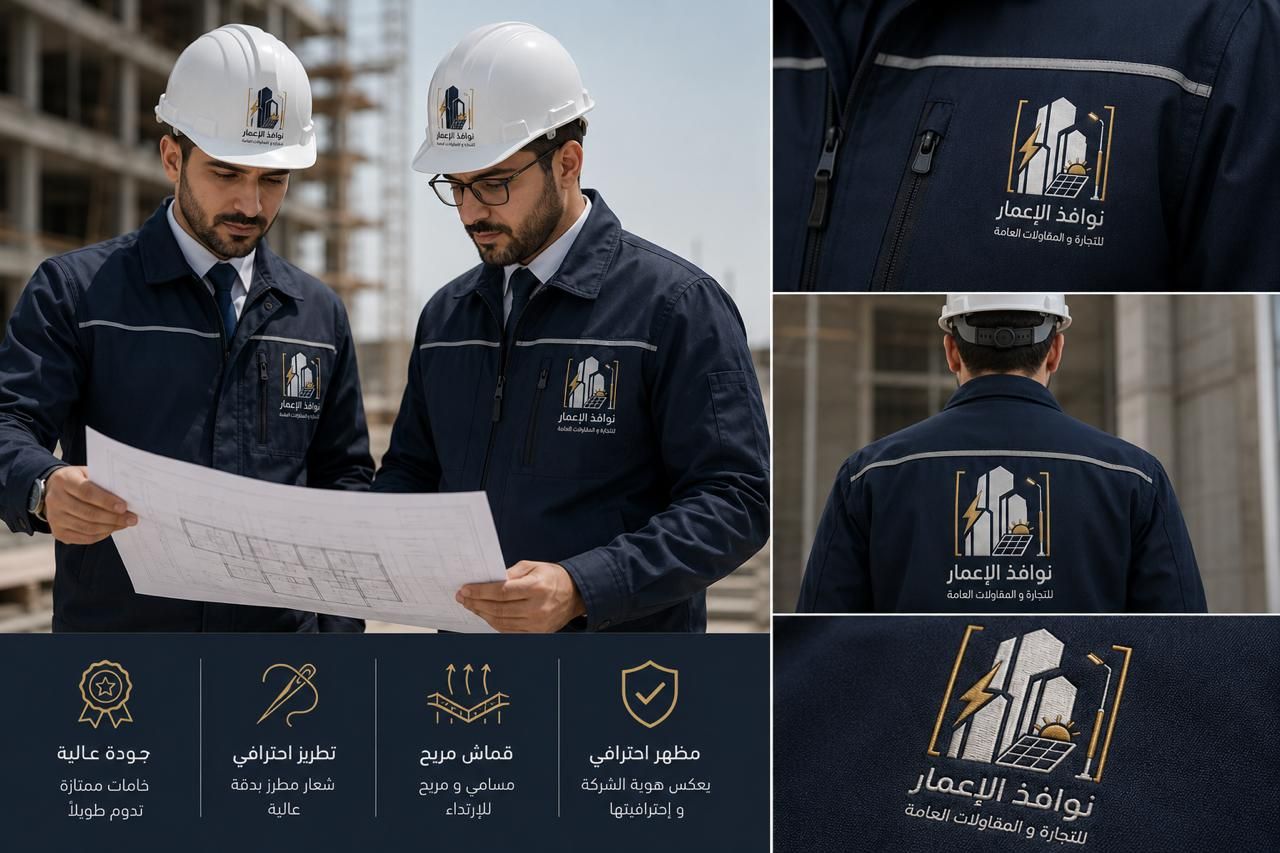 الزي الرسمي لكوادر الشركة يحمل هوية نوافذ الإعمار